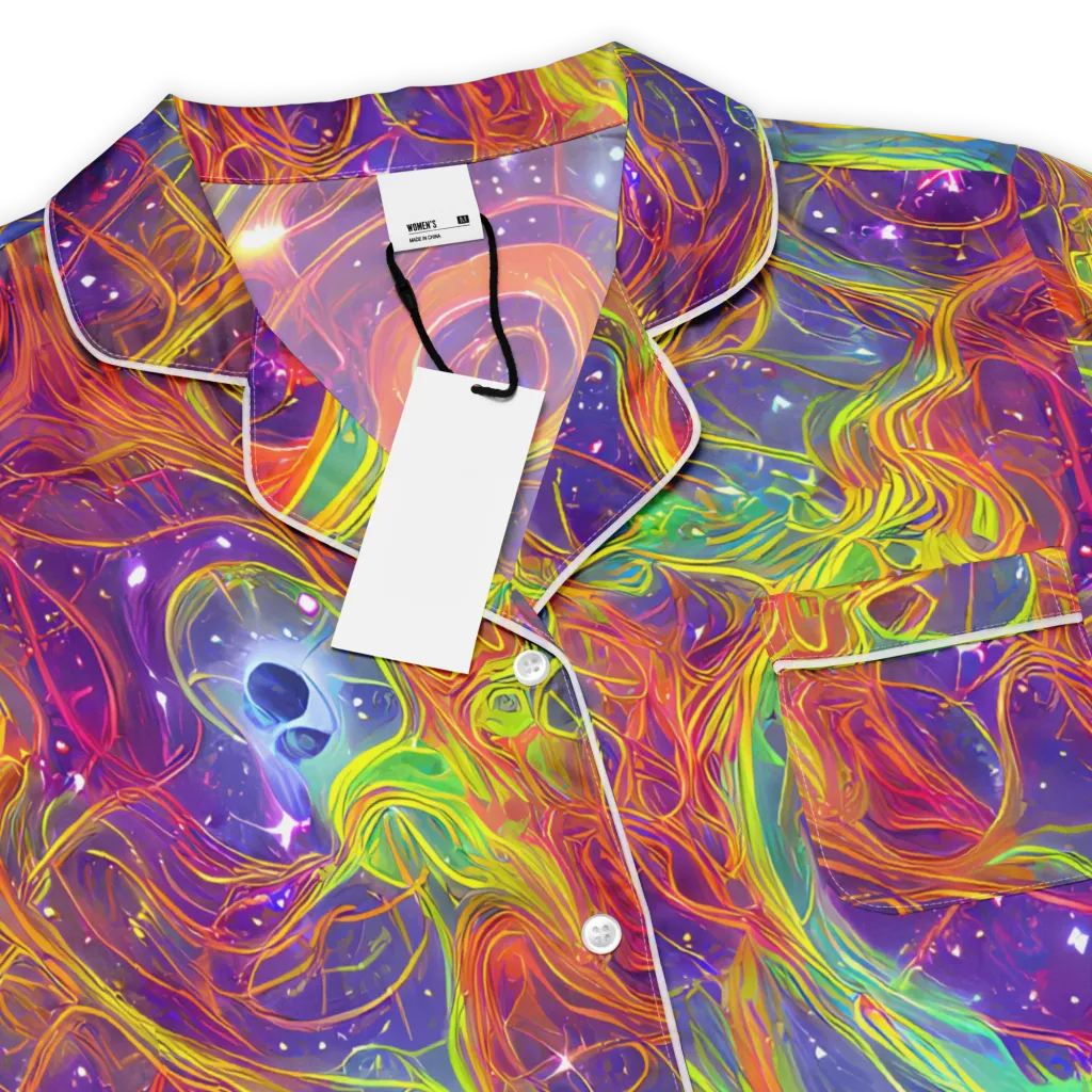 Plasma Dreams on Women's Short Sleeve Pajama Top — Product details