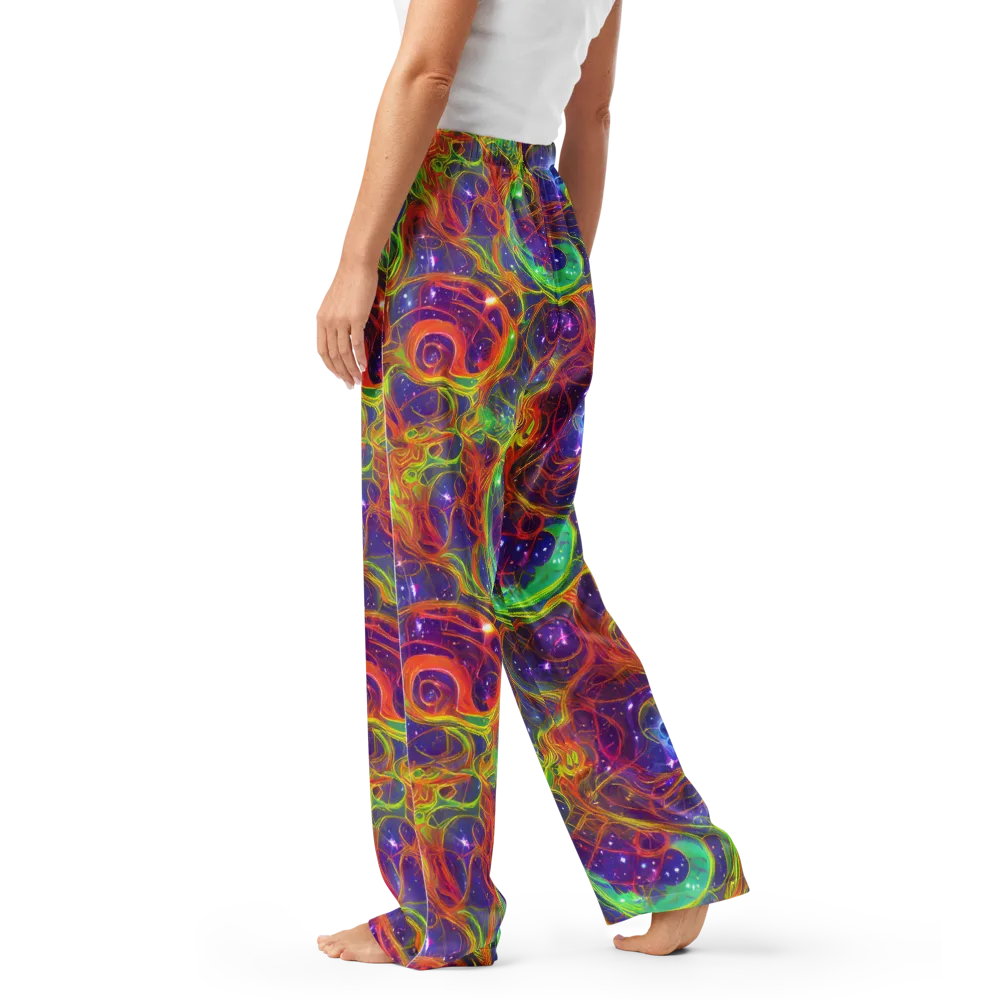 Plasma Dreams on Women's Pajama Pants — Left