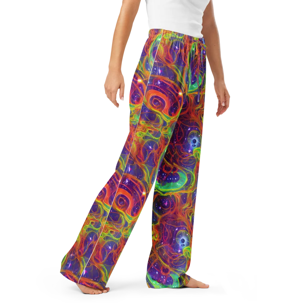Plasma Dreams on Women's Pajama Pants — Right Front