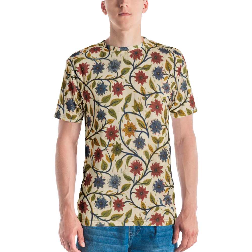 Heritage Vine on Men's Crew Neck T-Shirt — Front