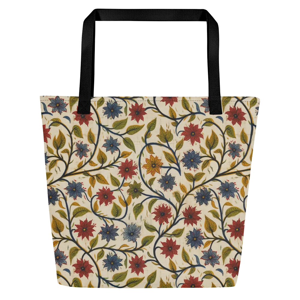 Heritage Vine on Large Tote Bag W/ Pocket — Front