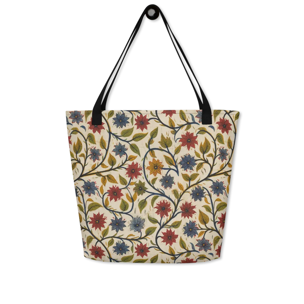 Heritage Vine on Large Tote Bag W/ Pocket — Front