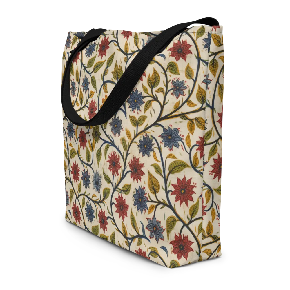 Heritage Vine on Large Tote Bag W/ Pocket — Front