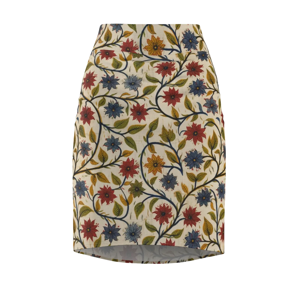 Heritage Vine on Pencil Skirt — Front