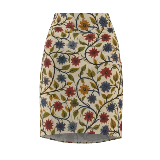 Heritage Vine on a Pencil Skirt