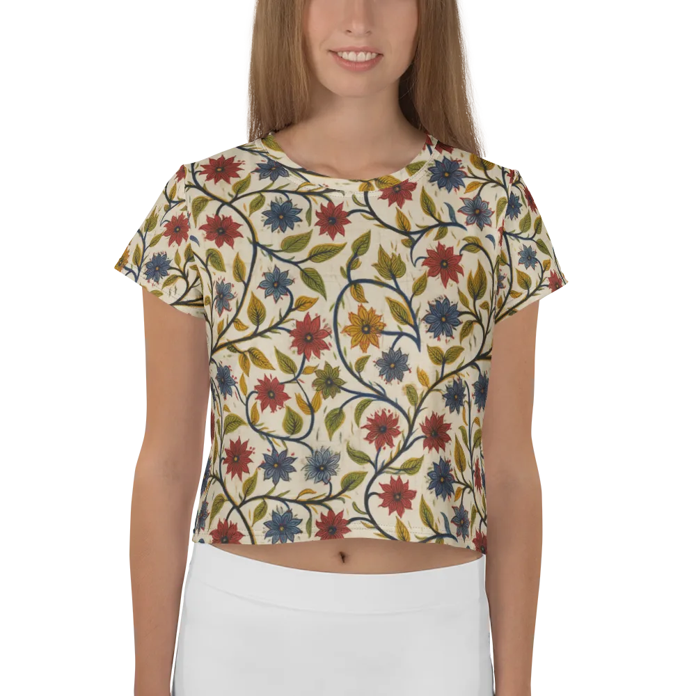 Heritage Vine on Crop Tee — Front