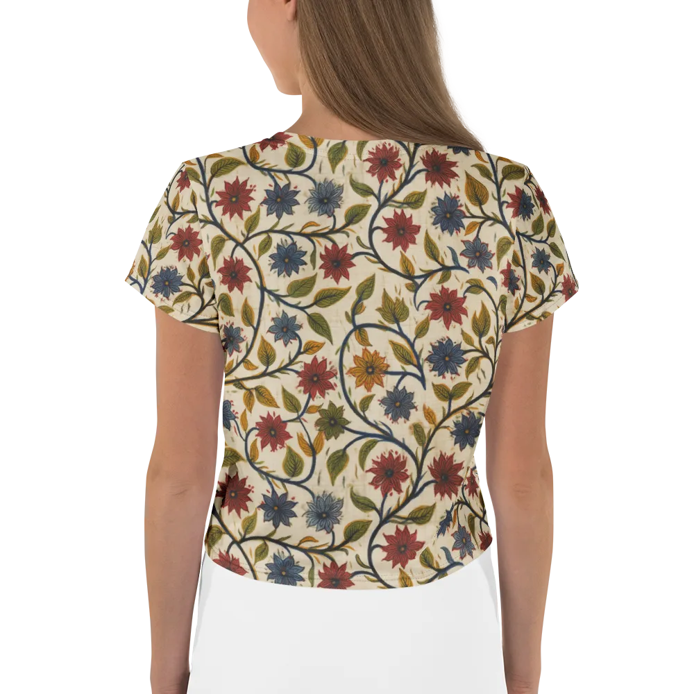 Heritage Vine on Crop Tee — Back