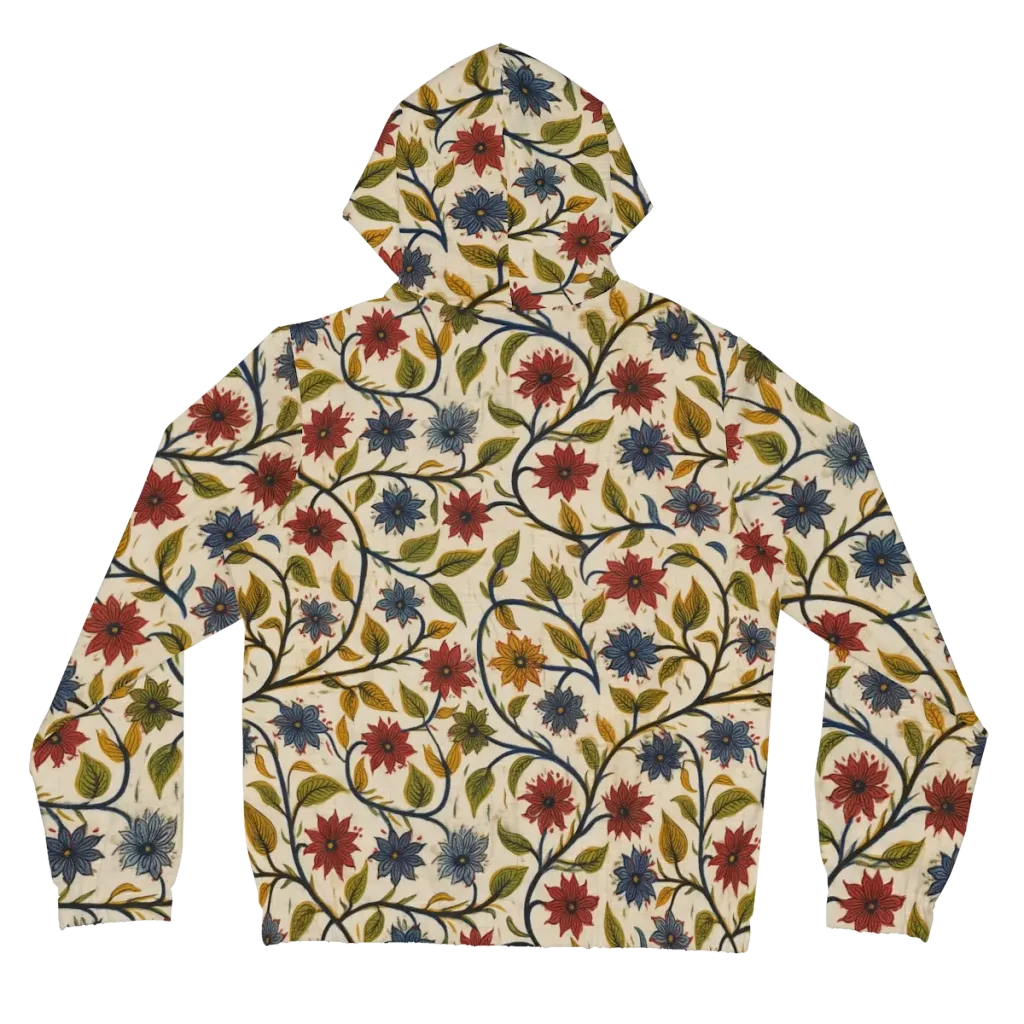 Heritage Vine on Women's Full-Zip Hoodie — Back