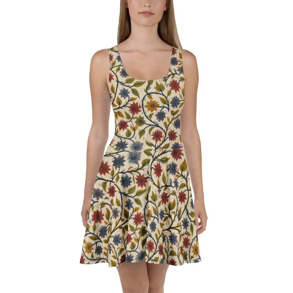 Heritage Vine on Skater Dress — Front