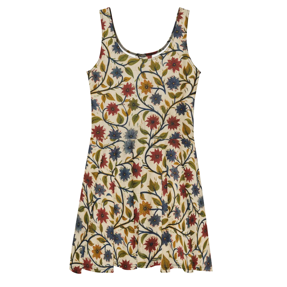 Heritage Vine on Skater Dress — Front