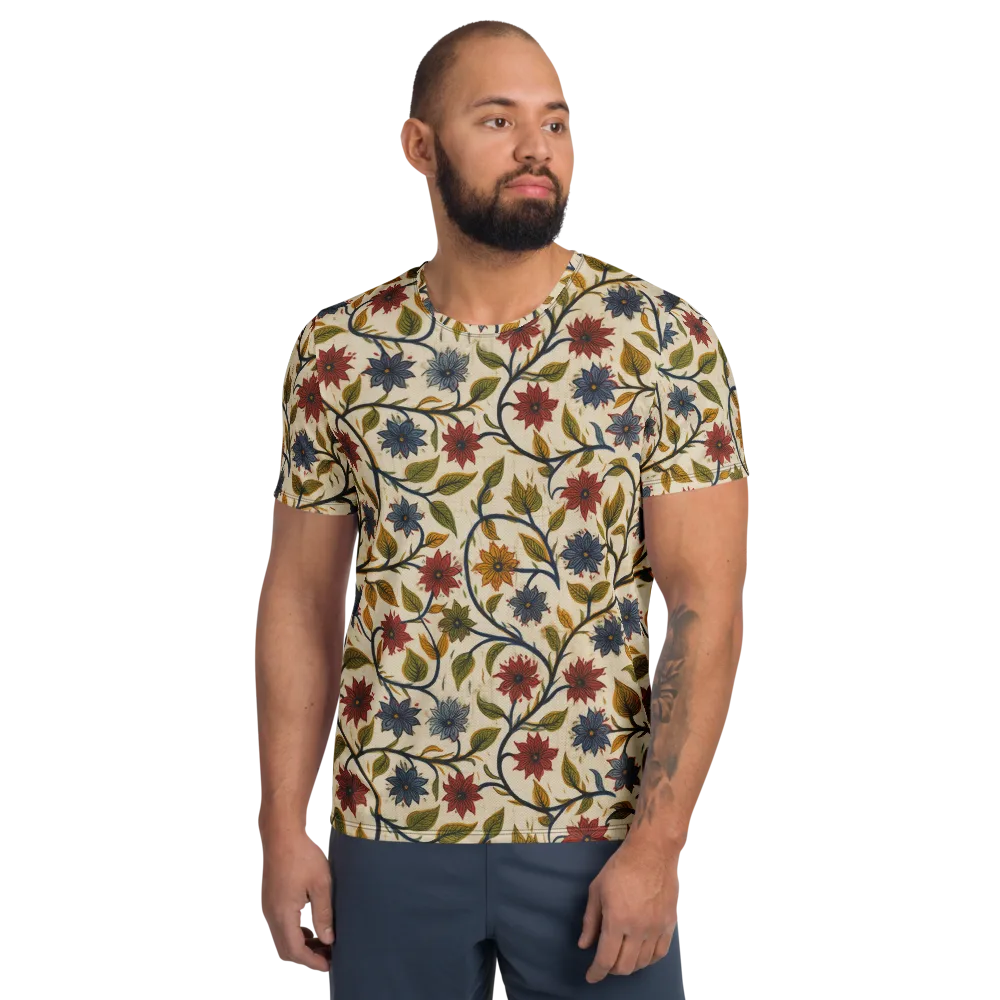 Heritage Vine on Men's Athletic T-Shirt — Front