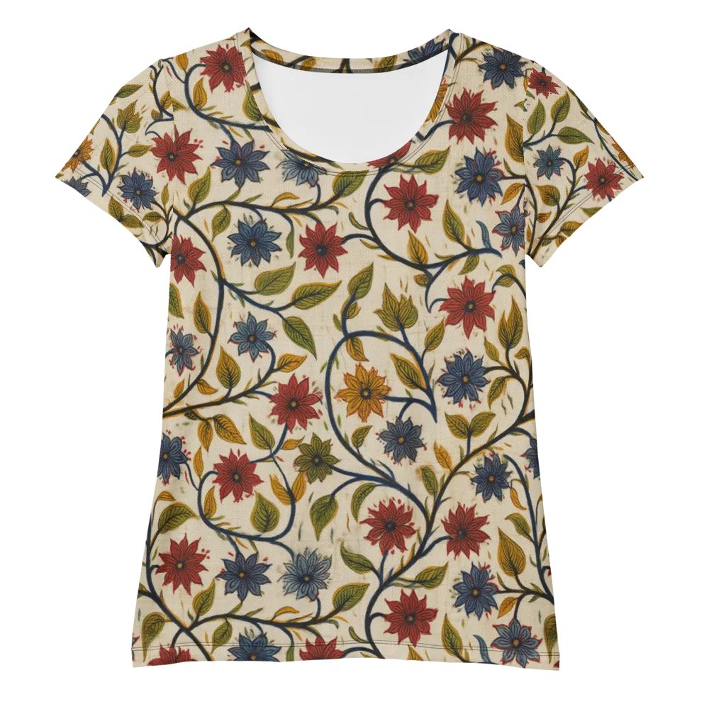 Heritage Vine on Women's Athletic T-Shirt — Front