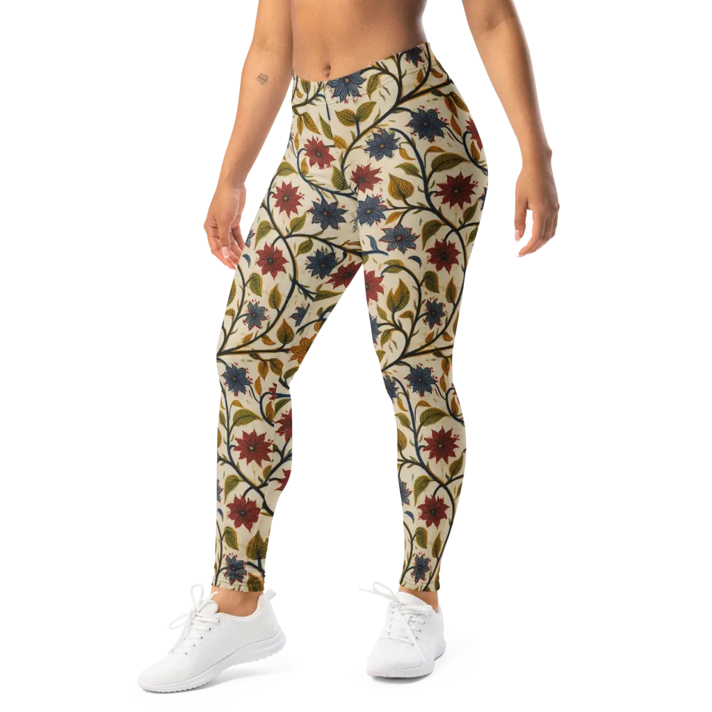 Heritage Vine on Leggings — Left Front