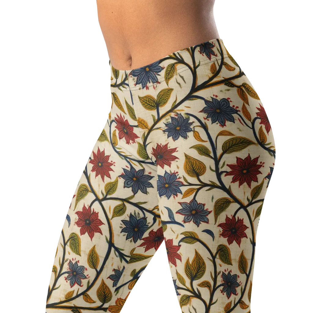 Heritage Vine on Leggings — Left Front