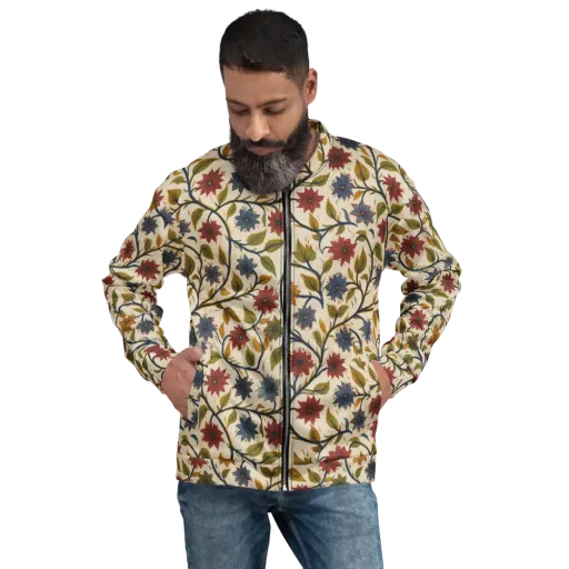 Heritage Vine on a Bomber Jacket