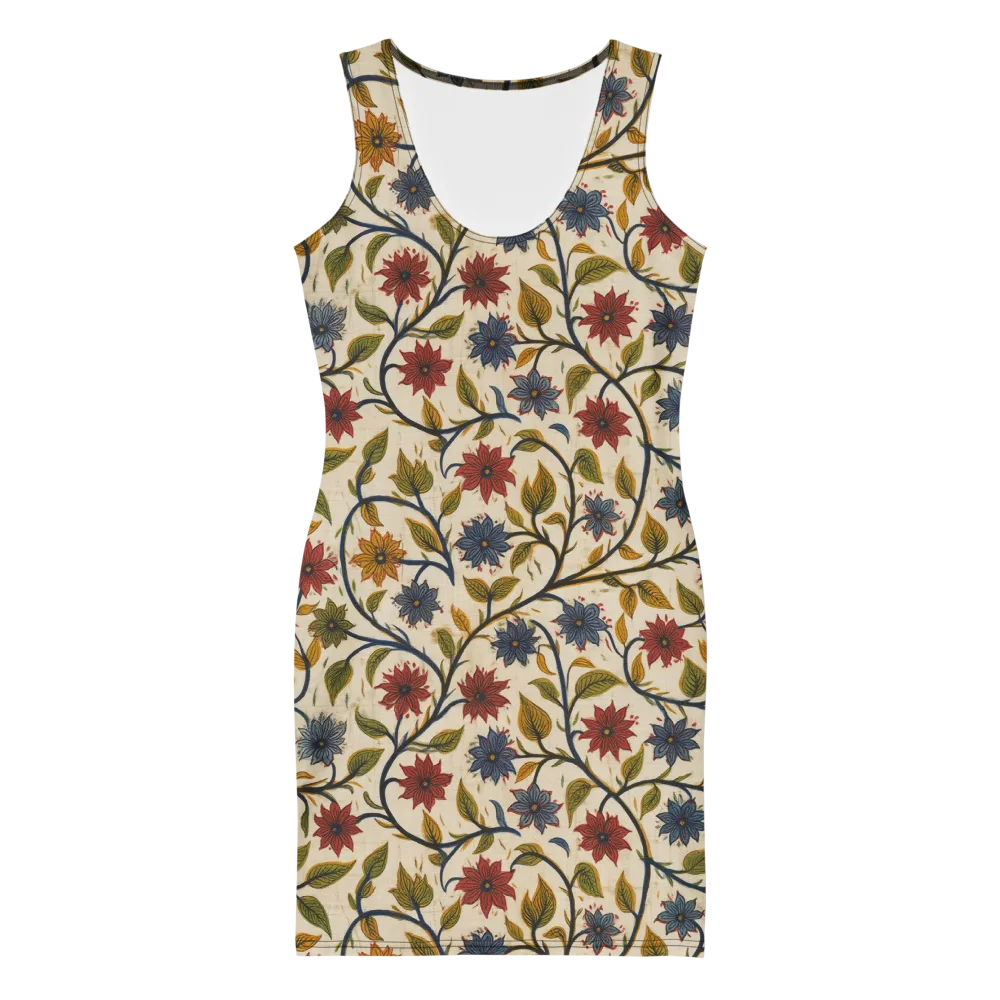 Heritage Vine on Bodycon Dress — Front