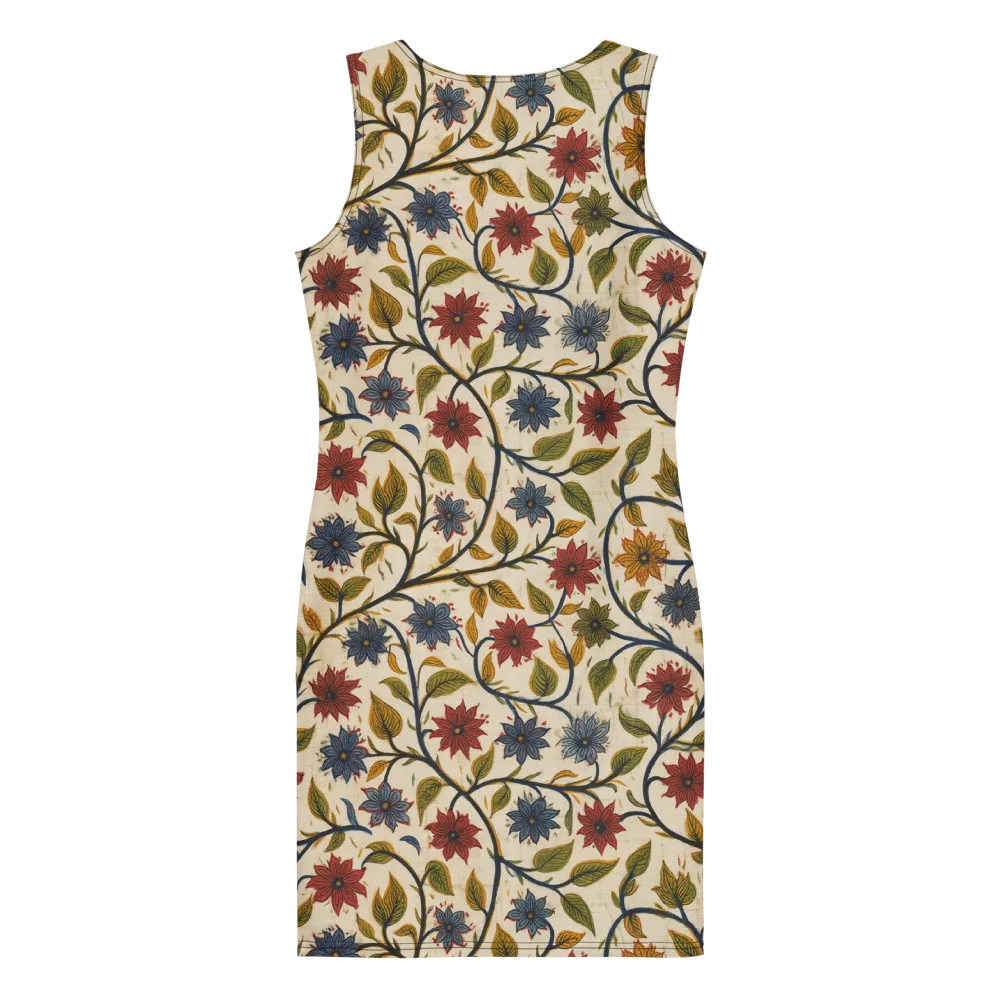 Heritage Vine on Bodycon Dress — Back