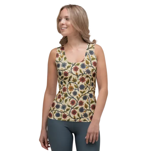 Heritage Vine on a Women's Tank Top