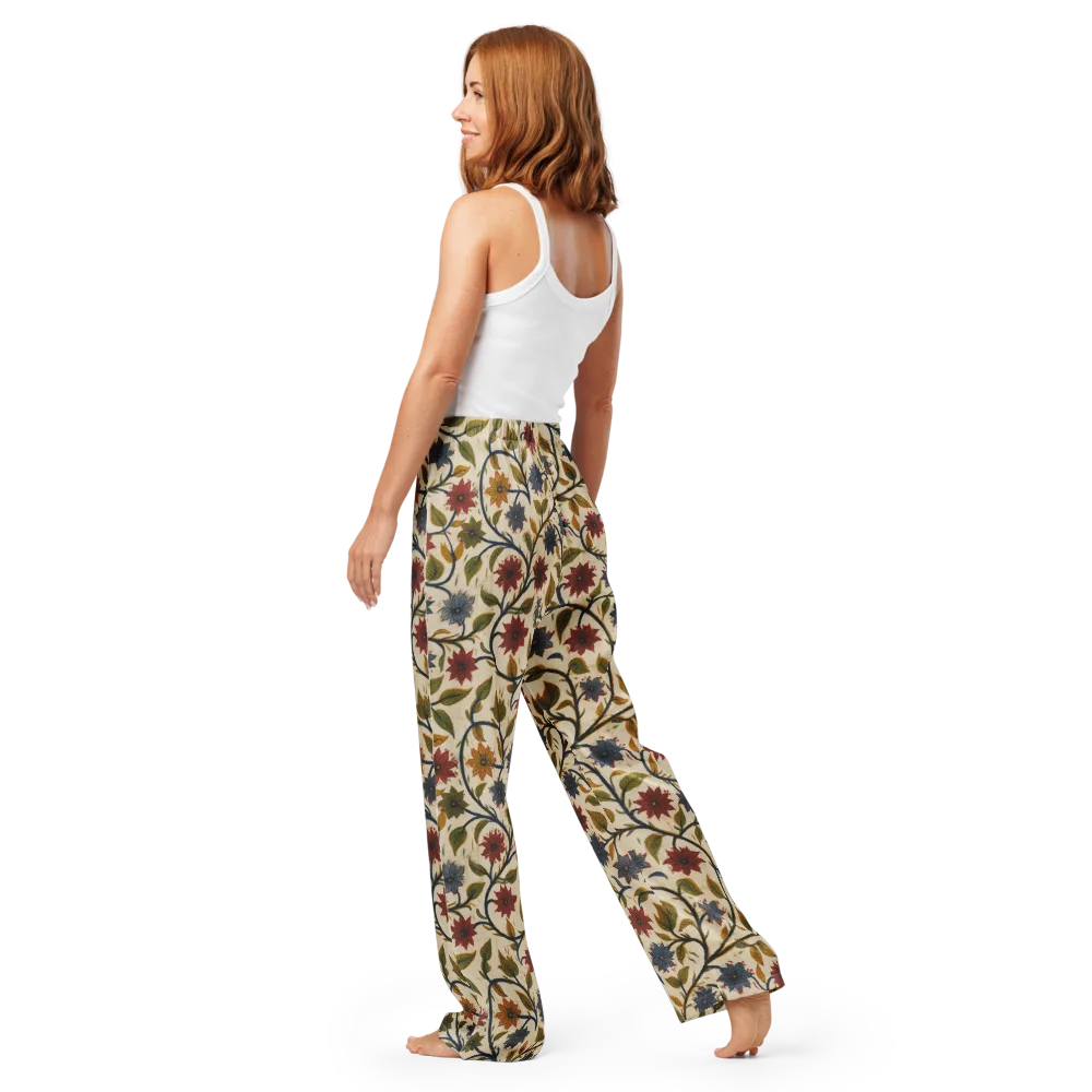 Heritage Vine on Women's Pajama Pants — Back