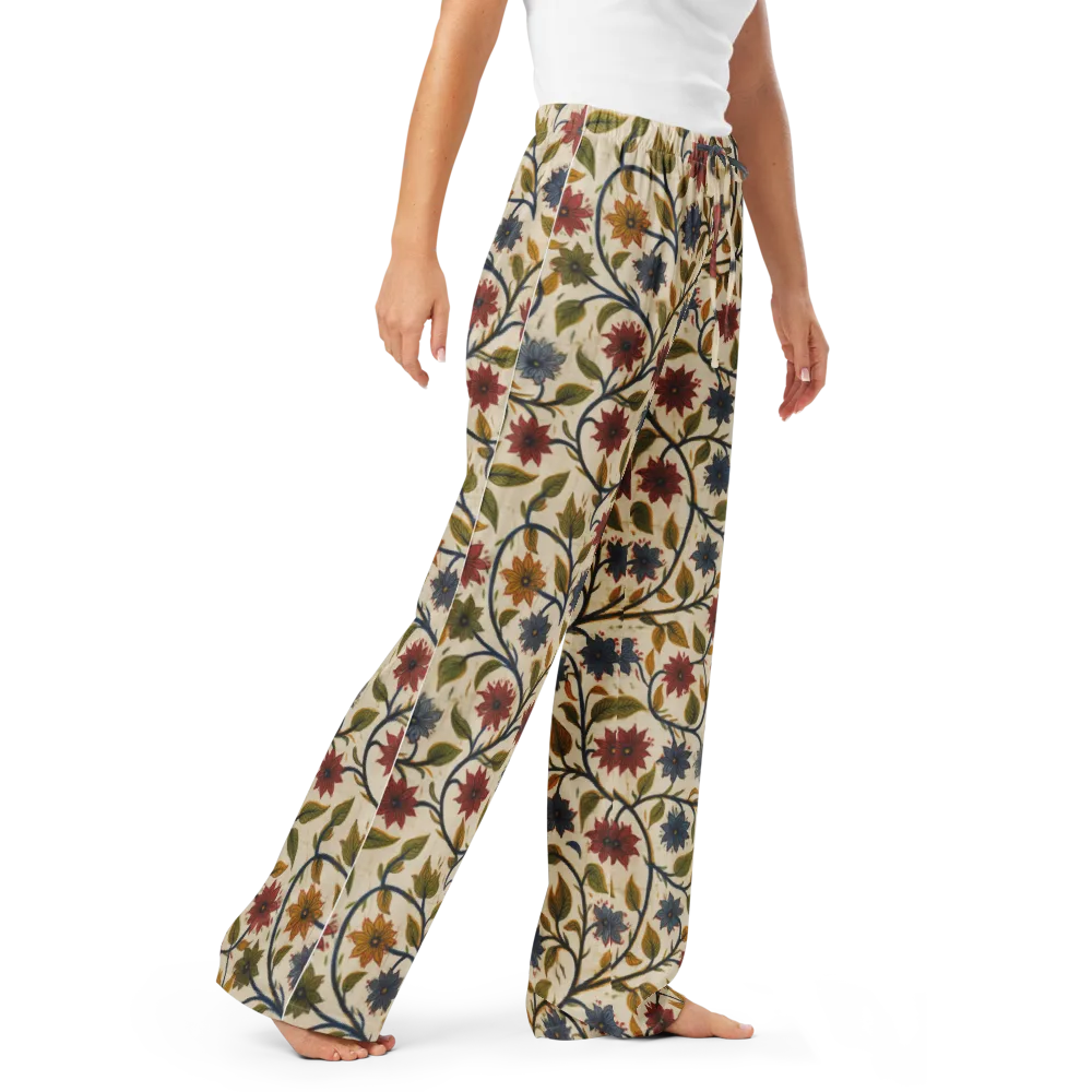 Heritage Vine on Women's Pajama Pants — Right Front
