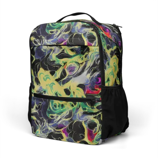 Neon Eclipse on a Utility Backpack