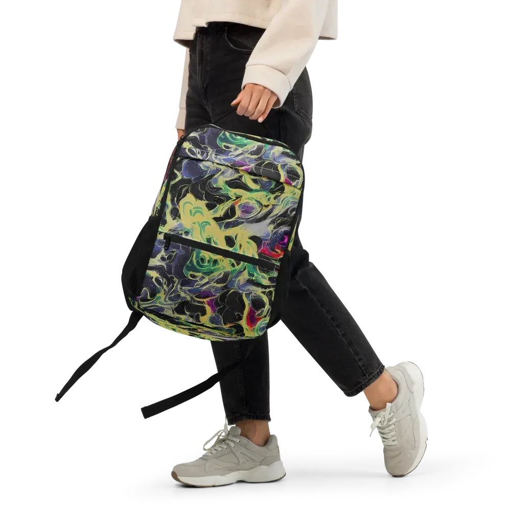 Neon Eclipse on Utility Backpack — Front