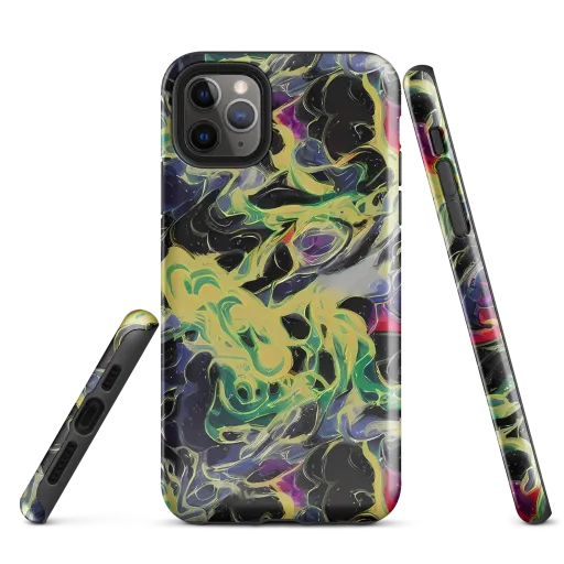 Neon Eclipse on a Tough Case for iPhone®