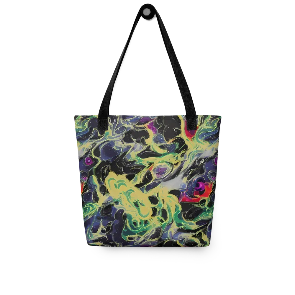 Neon Eclipse on Tote Bag — Front