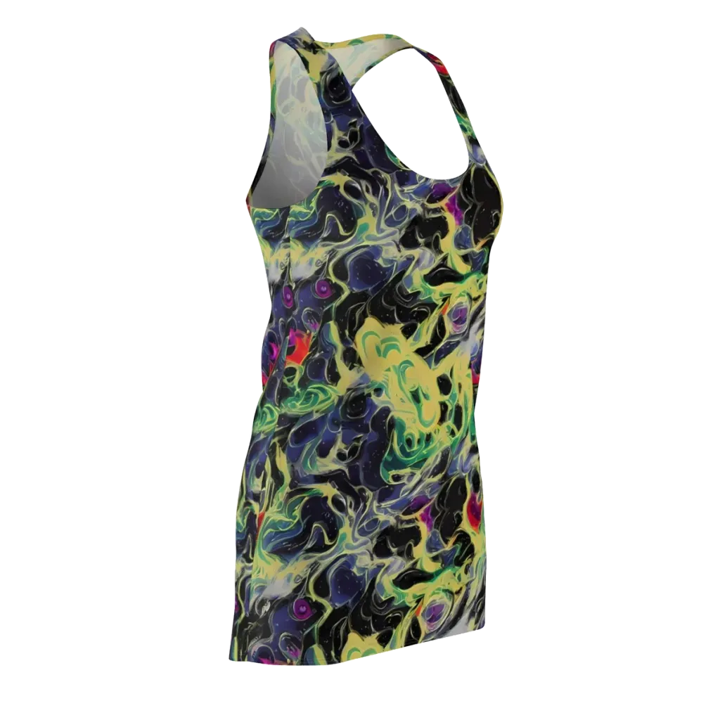 Neon Eclipse on Racerback Dress — Front Side