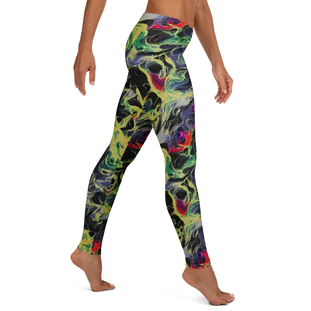 Neon Eclipse on Leggings — Right
