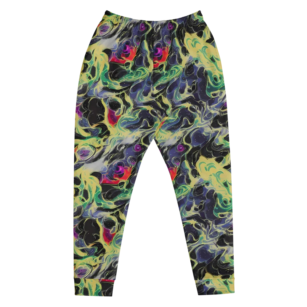 Neon Eclipse on Men's Joggers — Front