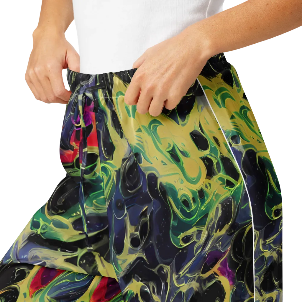 Neon Eclipse on Women's Pajama Pants — Product details