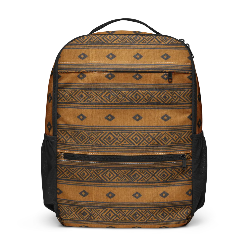 Indigo Loom on Utility Backpack — Front