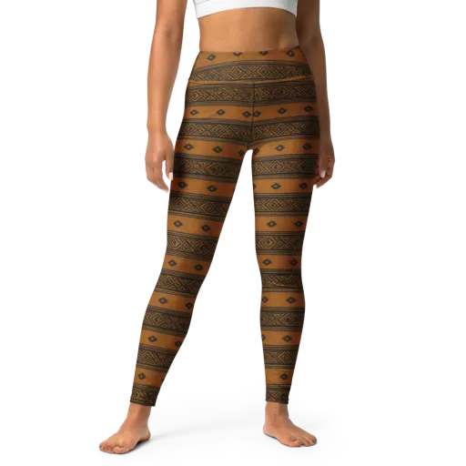 Indigo Loom on a Yoga Leggings