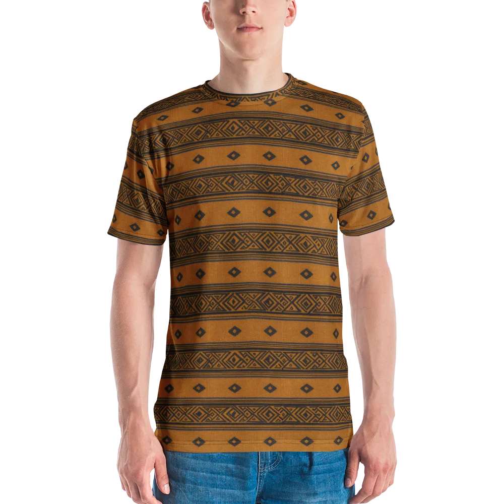 Indigo Loom on Men's Crew Neck T-Shirt — Front