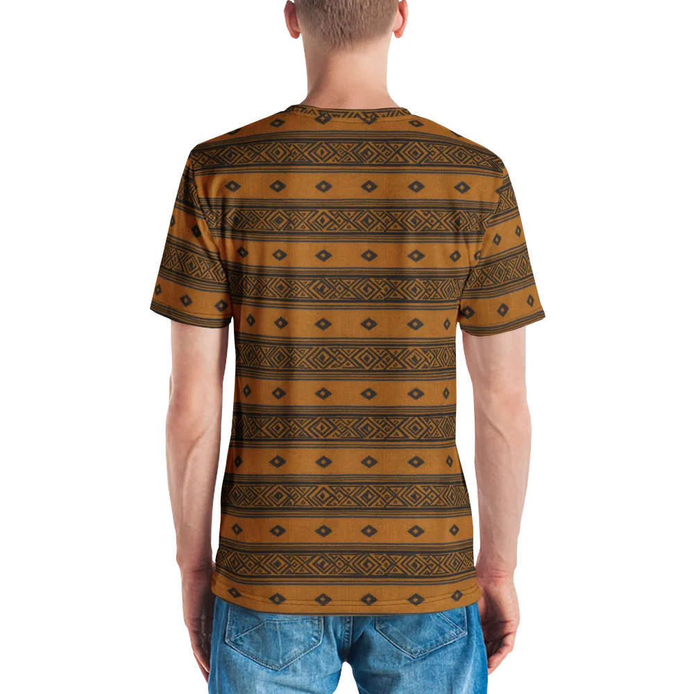 Indigo Loom on Men's Crew Neck T-Shirt — Back