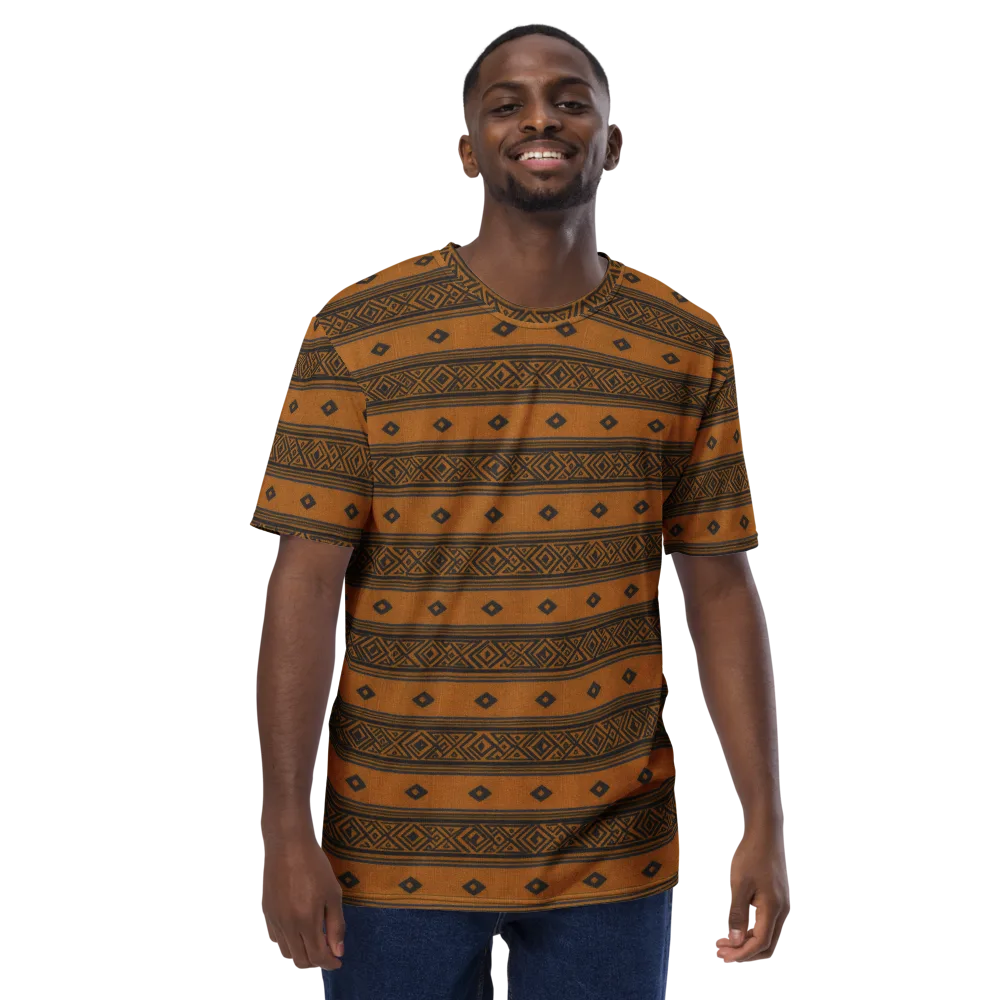 Indigo Loom on Men's Crew Neck T-Shirt — Front