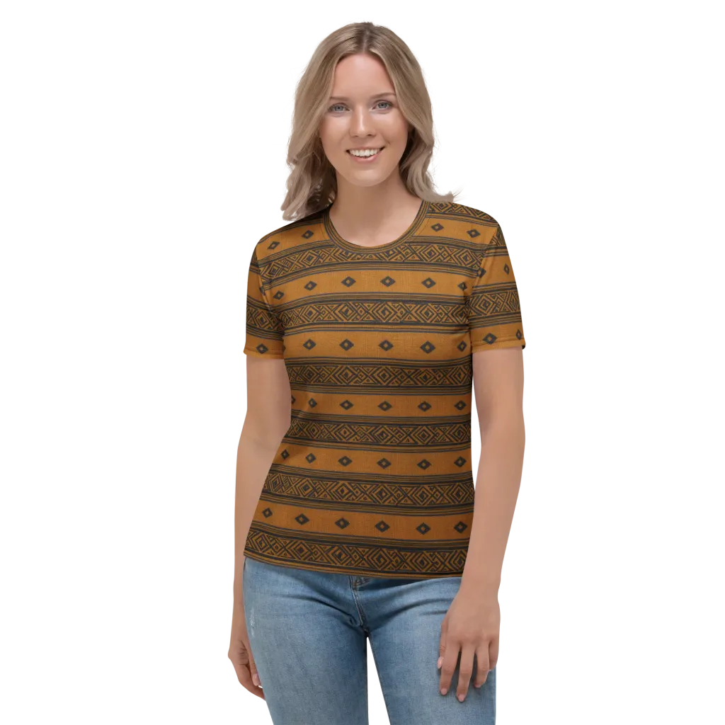 Indigo Loom on Women's Crew Neck T-Shirt — Front