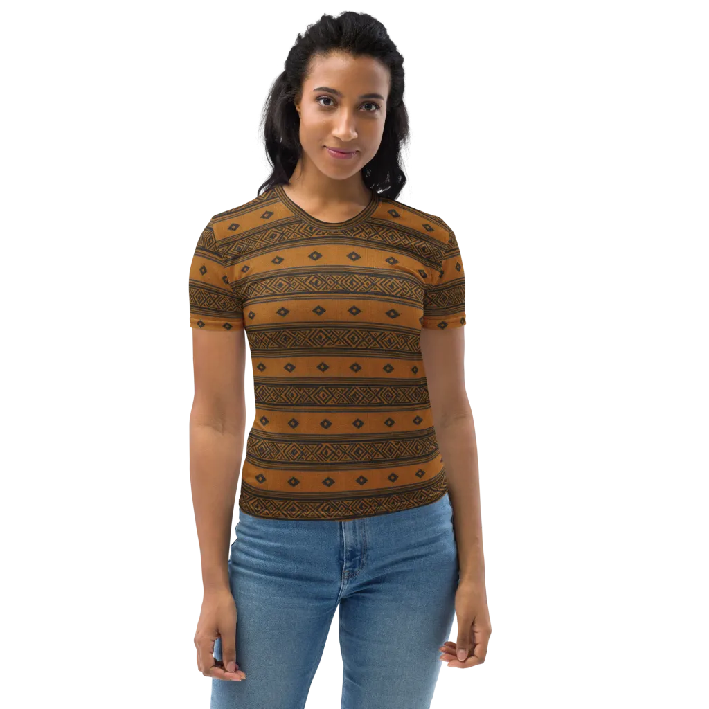 Indigo Loom on Women's Crew Neck T-Shirt — Front