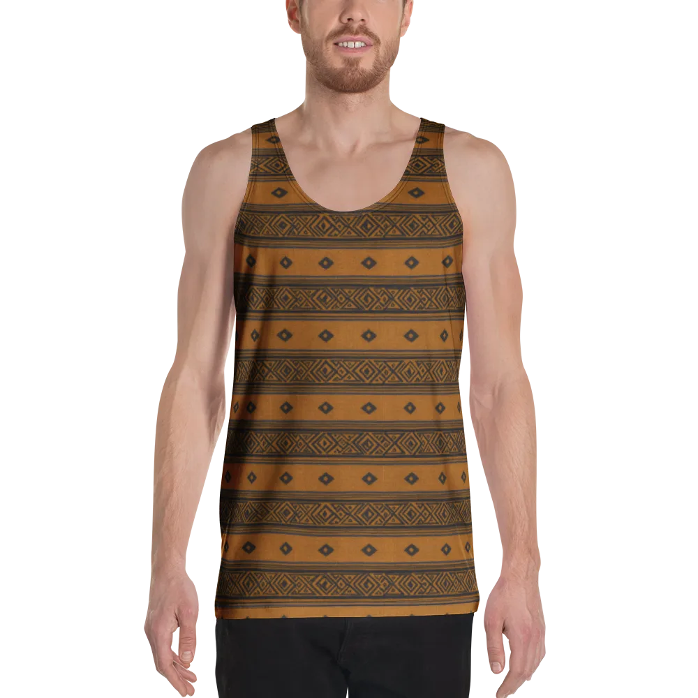 Indigo Loom on Men's Tank Top — Front