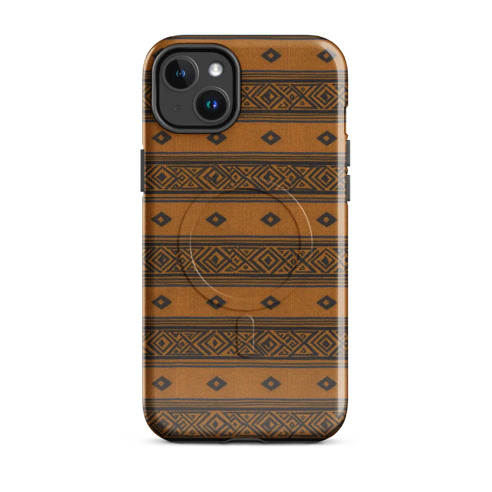 Indigo Loom on MagSafe Tough Case for iPhone® — Front