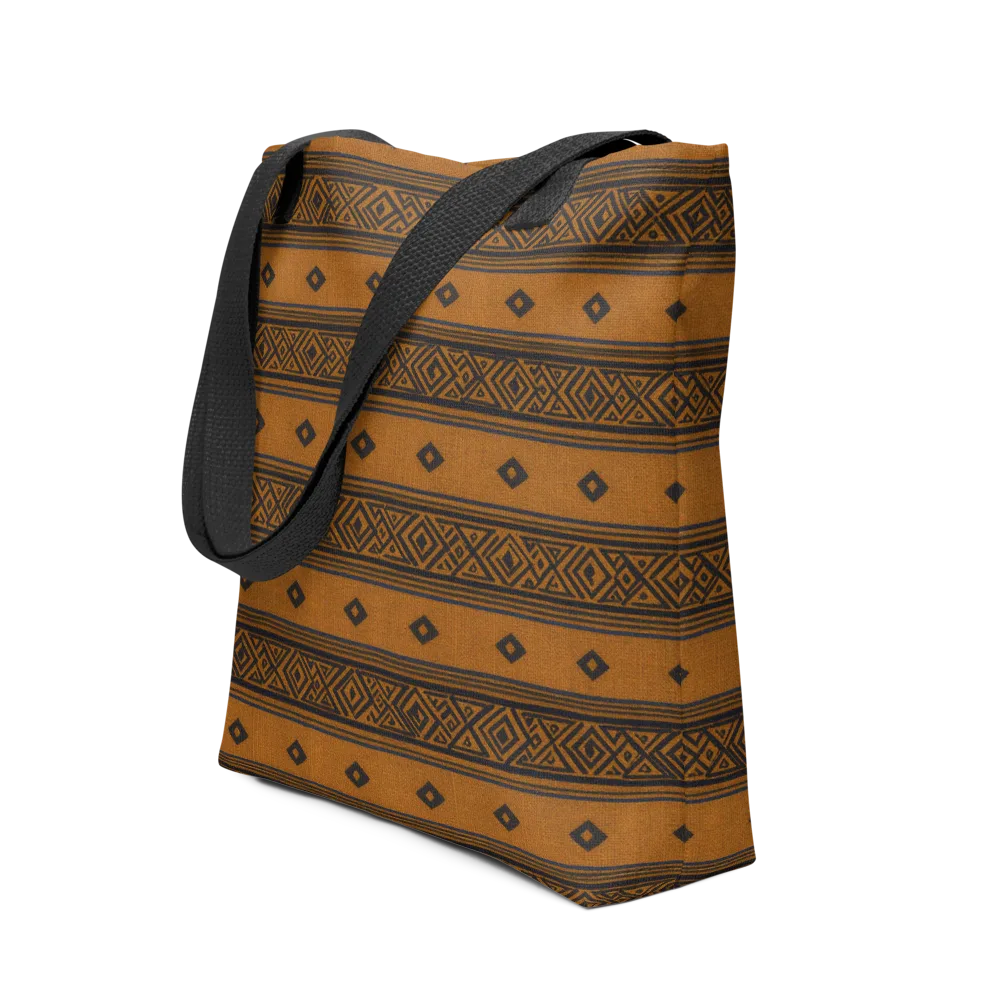 Indigo Loom on Tote Bag — Front