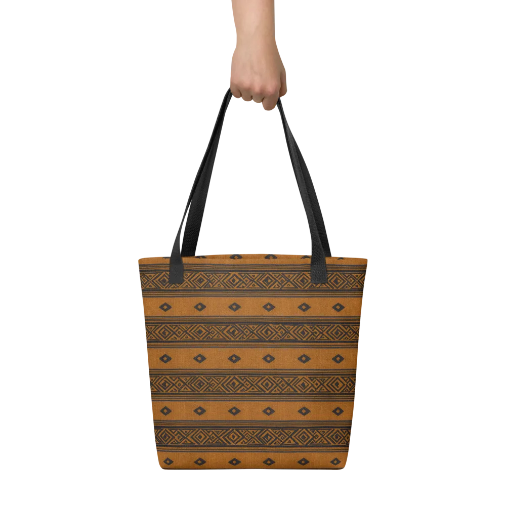 Indigo Loom on Tote Bag — Front