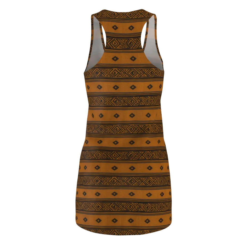 Indigo Loom on Racerback Dress — Back