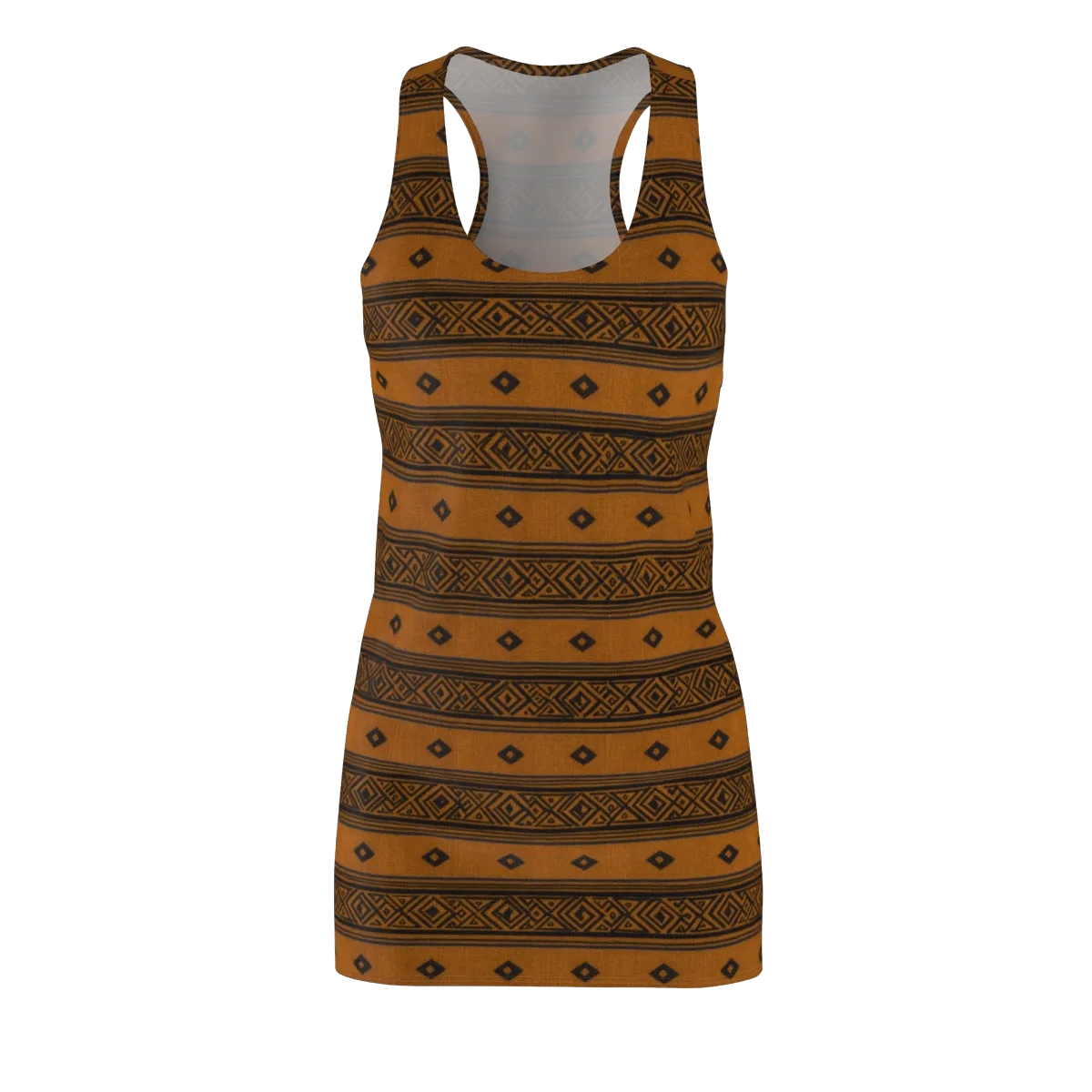 Indigo Loom on Racerback Dress — Front