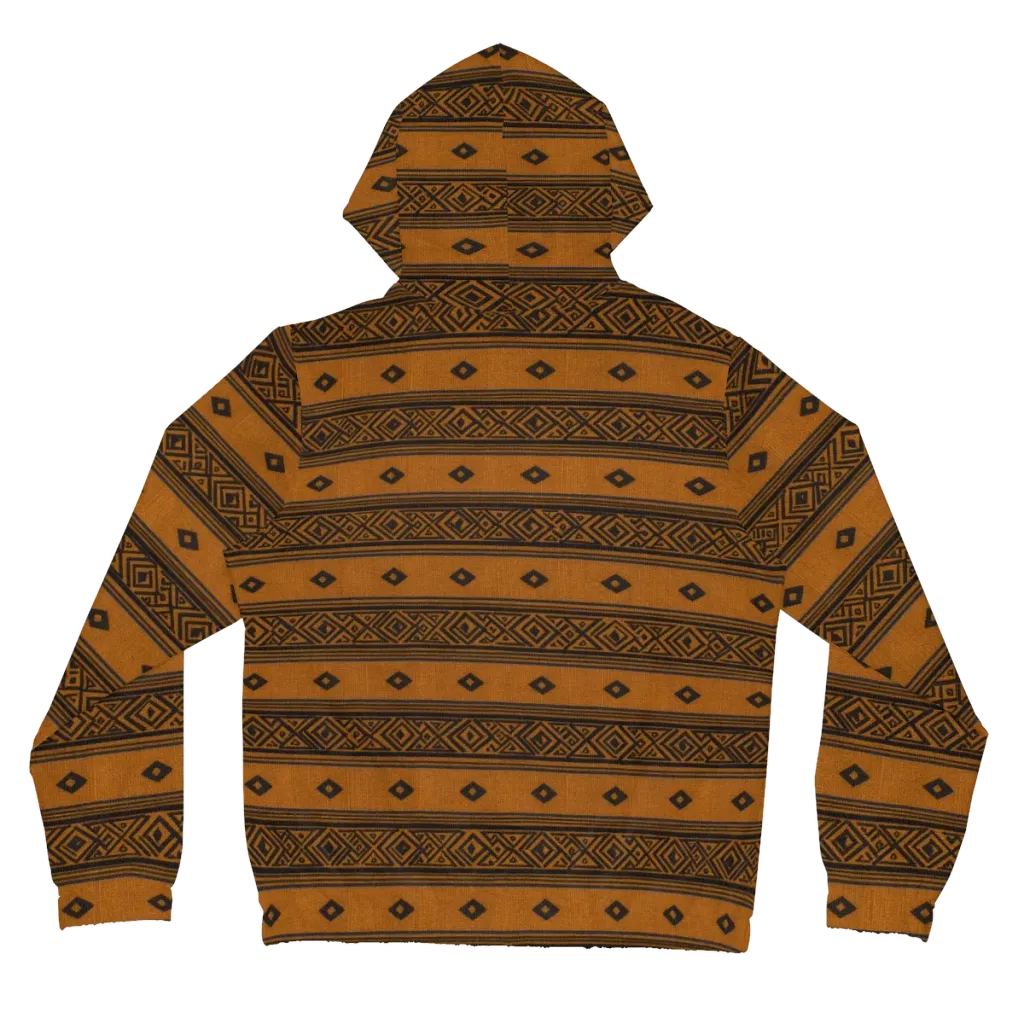 Indigo Loom on Women's Full-Zip Hoodie — Back