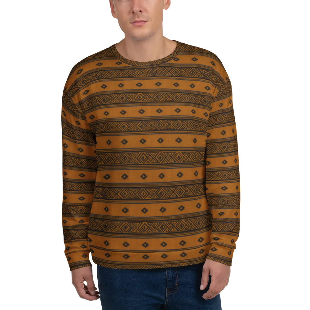 Indigo Loom on Sweatshirt — Front