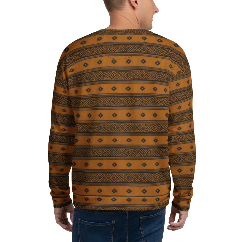 Indigo Loom on Sweatshirt — Back