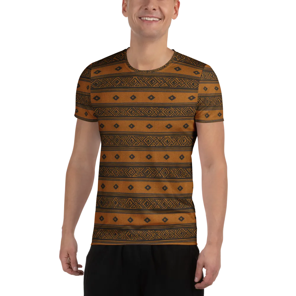 Indigo Loom on Men's Athletic T-Shirt — Front