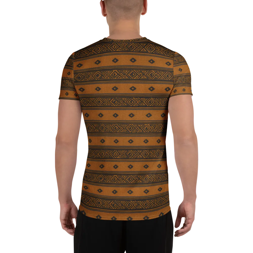 Indigo Loom on Men's Athletic T-Shirt — Back